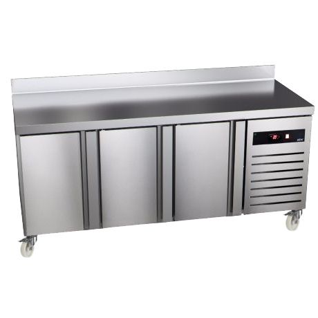 3 Door Counter Fridge